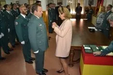 Imagen del acto solemne de aniversario de la Guardia Civil en Soria. /SN