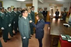 Imagen del acto solemne de aniversario de la Guardia Civil en Soria. /SN