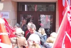 Una imagen de la manifestación este lunes, Primero de Mayo. /SN