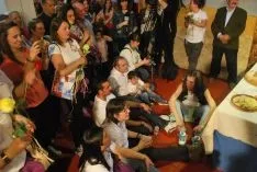 Ambiente en la cuadrilla de Santiago./SN