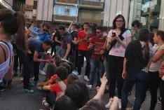 Ambiente en la cuadrilla de San Juan . /SN