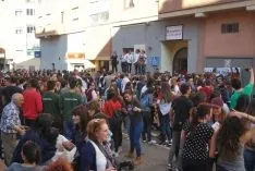 Ambiente en la cuadrilla de San Juan . /SN