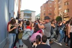 Ambiente en la cuadrilla de San Juan . /SN