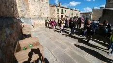 Juegos populares en El Royo, esta tarde. /Dip.