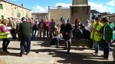 Juegos populares en El Royo, esta tarde. /Dip.