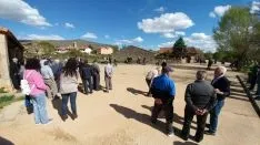 Juegos populares en El Royo, esta tarde. /Dip.