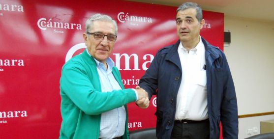 Fernando Ligero y Alberto Santamaría este jueves. /SN