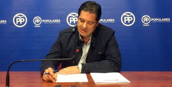 El concejal del PP Javier Martín. 
