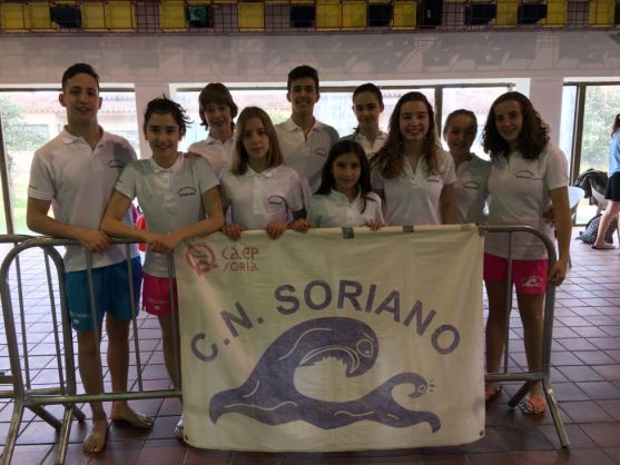 Nadadores del Club Natación Soriano-CAEP.