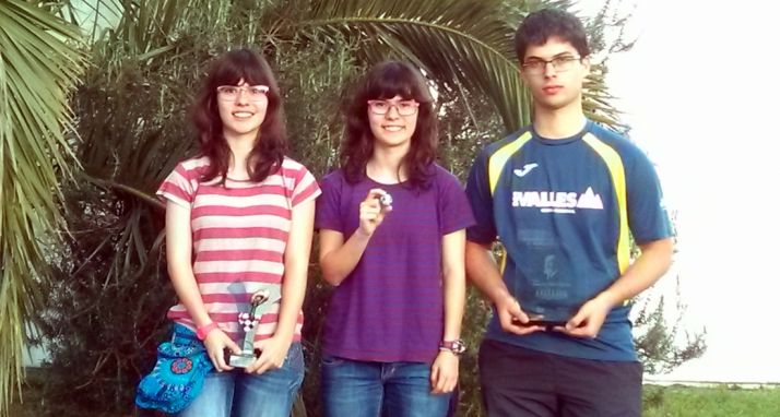 Antonio, Paula y Yaiza Rupérez.