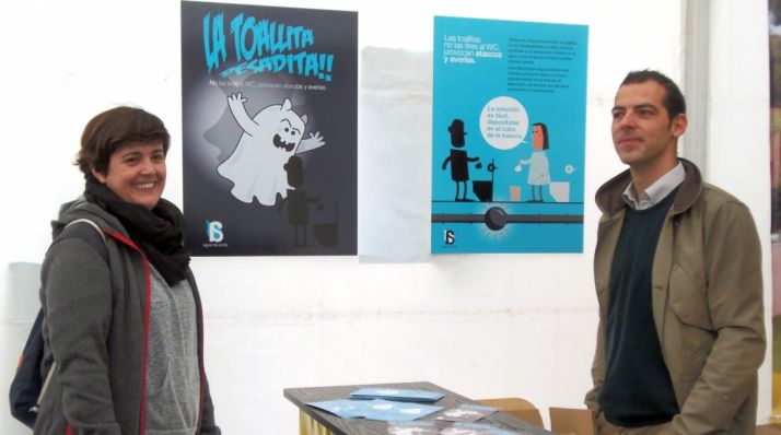 Ana Alegre y Miguel Cebrián este jueves./Ayto.