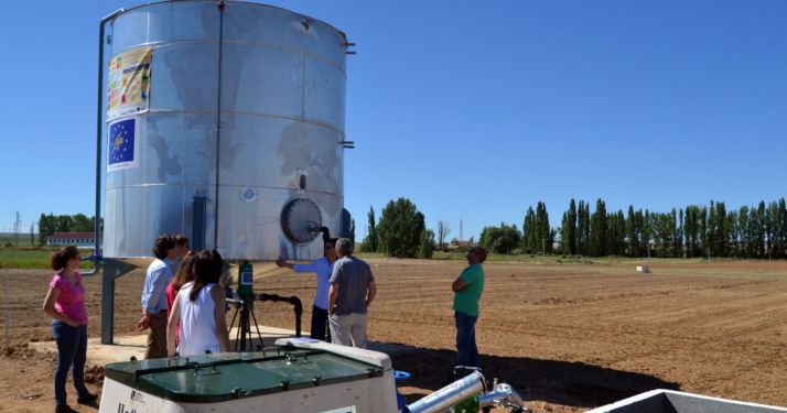 Visita a una finca del proyecto.