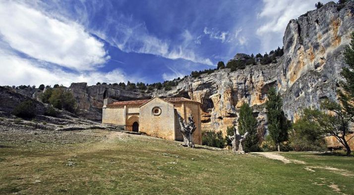 Ermita de San Bartolomé, en el Cañón del Río Lobos.