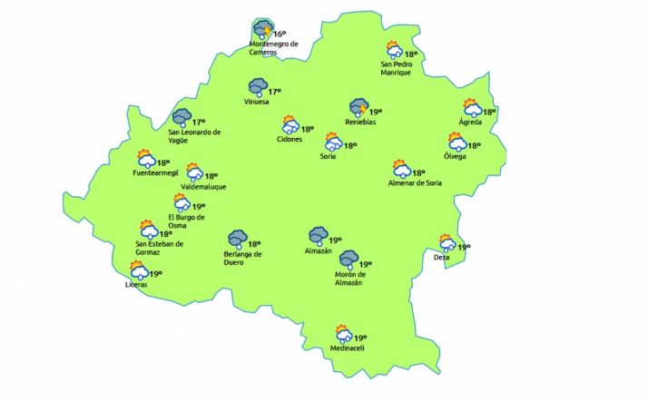 Mapa para este martes 30./eltiempo.es