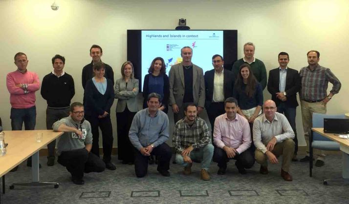 Represenantes de la SSPA en Escocia. /FOES