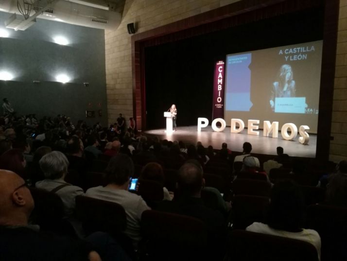 Imagen de una de las intervenciones en el Palacio de la Audiencia/ SN