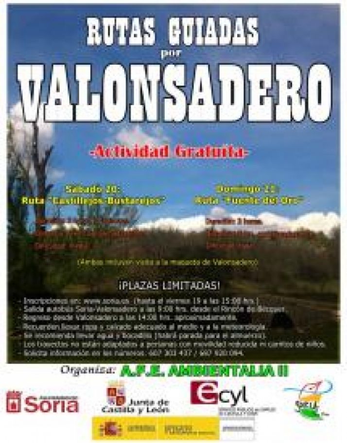 Rutas guiadas por Valonsadero este fin de semana