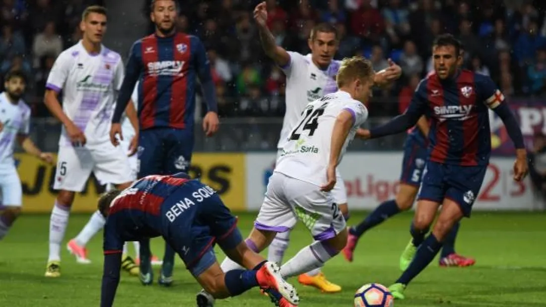 El Numancia ha aguantado la presión del Huesca sin encajar gol. /LaLiga.