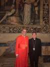 Monseñor Abilio con el cardenal Omella. /Diócesis.