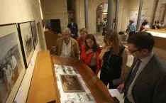 Imagen de la apertura de la muestra este viernes. /SN