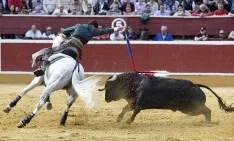 Foto 10 - Leonardo Hern&aacute;ndez sale por la Puerta Grande en una tarde sin suerte en los lotes