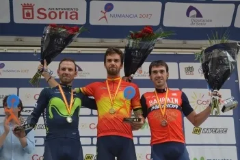 Foto 3 - Fotos: As&iacute; ha celebrado Jes&uacute;s Herrada su victoria en Soria