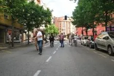 Una imangen de las merinas este viernes. /SN