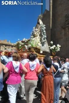 Una de las imágenes de la procesión. /SN