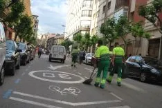 Una imangen de las merinas este viernes. /SN