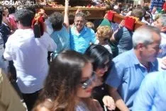 Una de las imágenes de la procesión. /SN