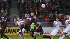 El Numancia ha aguantado la presión del Huesca sin encajar gol. /LaLiga.