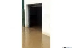 Imagen del agua tras la tormenta./SN