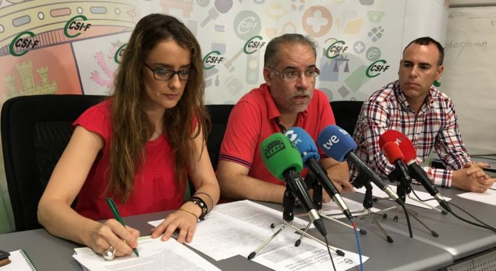 Isabel Madruga, Roberto Fernández y Mariano González.