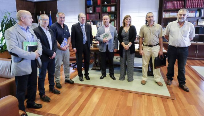 Reunión de las OPAs con responsables de la Junta este miércoles. /Jta.