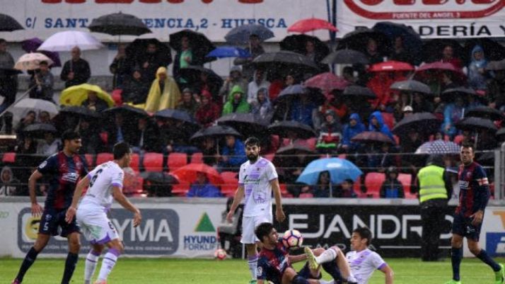 El Numancia ha aguantado la presión del Huesca sin encajar gol. /LaLiga.