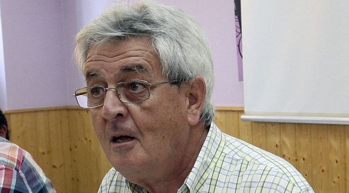 Luis Giménez, de ASDEN, este lunes en rueda de prensa./SN