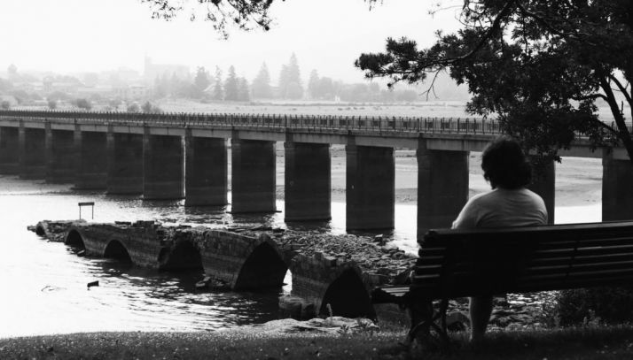 El pantano la pasada semana. /Sara Roncal