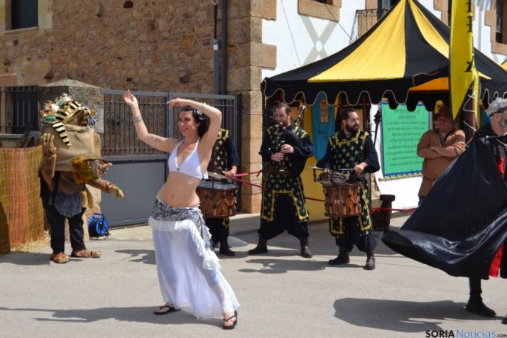 La danza, presente en la feria medieval. /Archivo.
