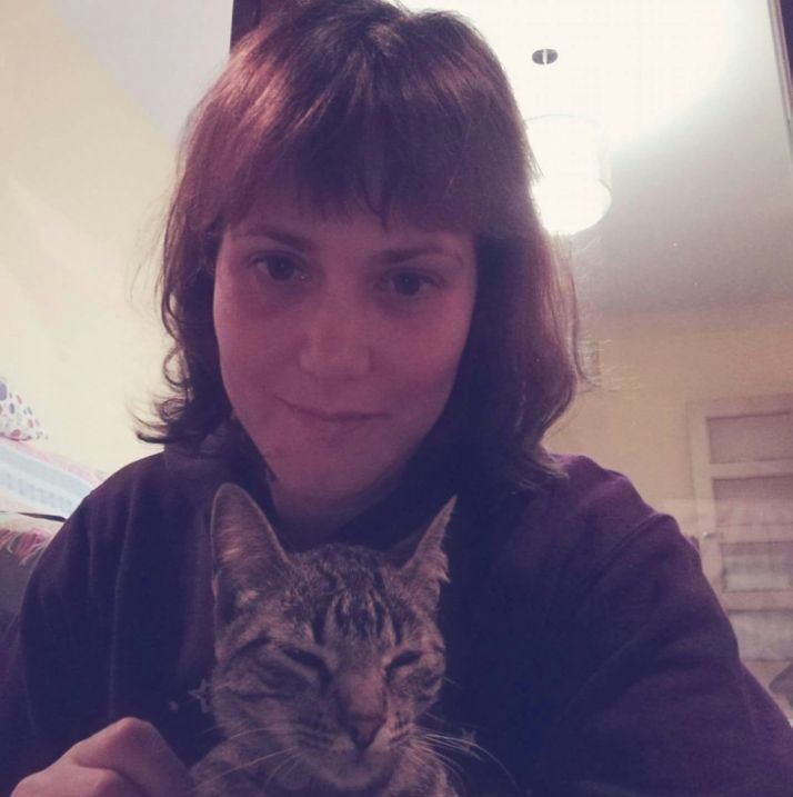 Judith y Kelpie tras el reencuentro.