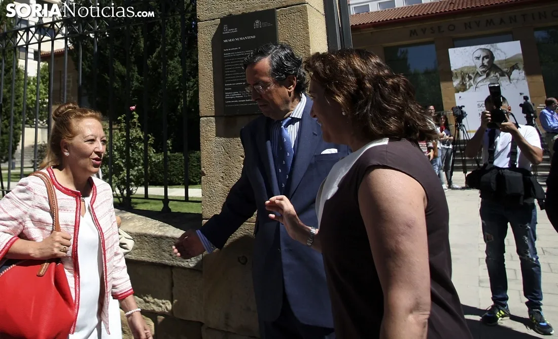 Imagen de la inauguración de la muestra. /SN