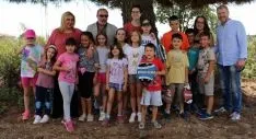 Los niños en el campameno./Subdeleg.