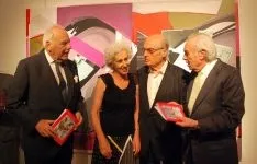 Benjumea, Pilar Linares, Gordillo y D. Carlos Zurita./SN
