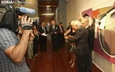 Imagen de la apertura de la muestra en La Audiencia. /SN