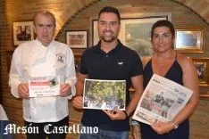 Carlos López, entre José Luis y Susana Jiménez. /SN