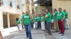 Foto de familia este miércoles./SN