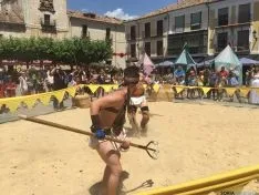 Recreación en el mercado romano. /Archivo.