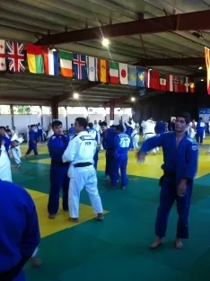 Foto 3 - Alexis Rosa y Roc&iacute;o Garc&iacute;a se preparan para el Europeo Universitario de Judo