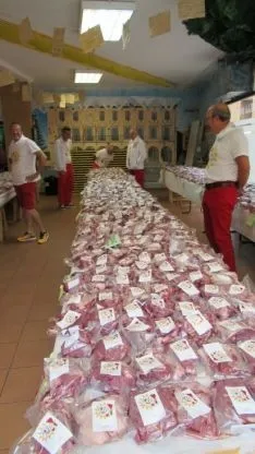 Reparto de la tajada en la Cuadrilla.