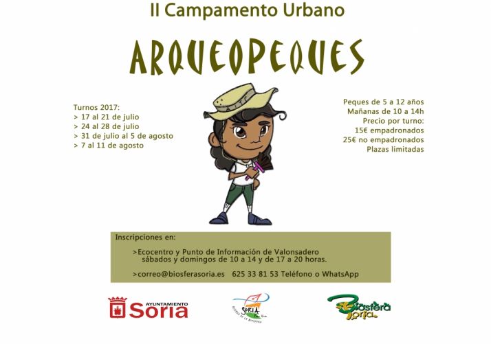 ‘Arqueopeques’,  a partir del 17