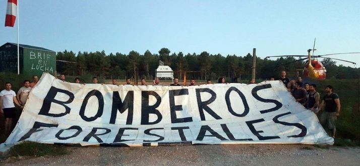 La BRIF de Lubia ayer.